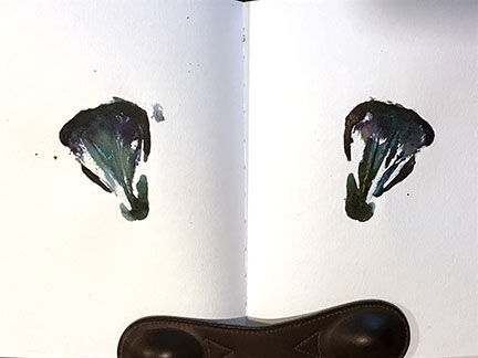 unique bearded iris print, 9.5 in. x 15.25 in.