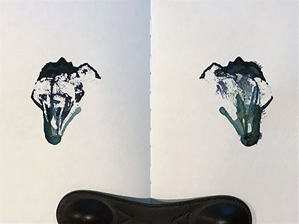 unique bearded iris print, 9.5 in. x 15.25 in.