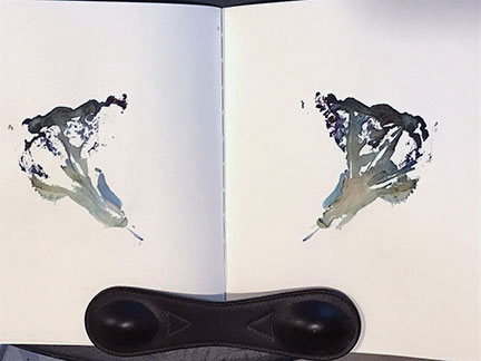 unique bearded iris print, 9.5 in. x 15.25 in.