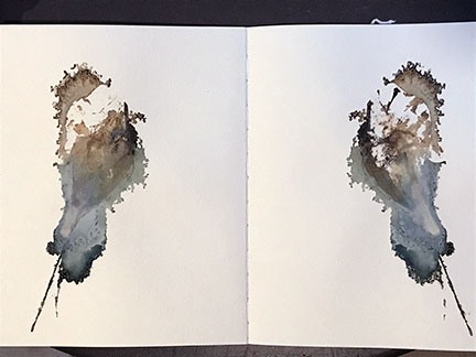 unique bearded iris print, 9.5 in. x 15.25 in.