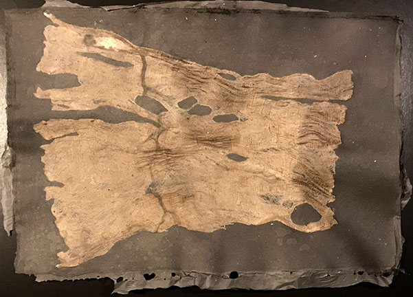 unique handmade paper with kozo bark lace